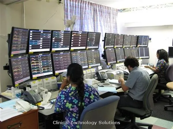Central monitoring unit installation