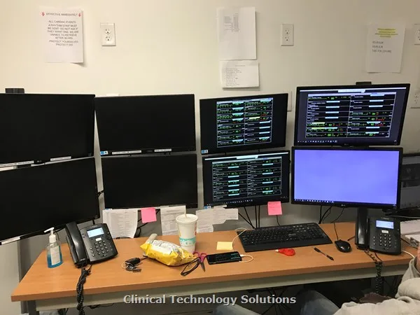 Central monitoring unit installation