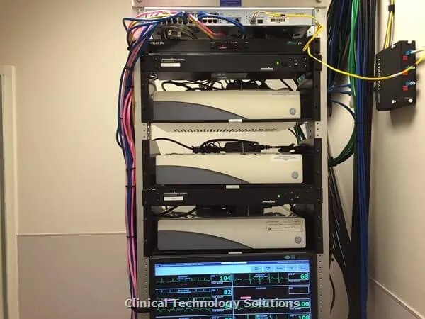 Central monitoring unit installation